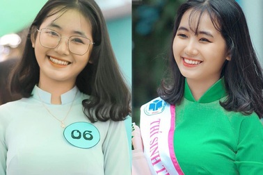 Nữ sinh Sài thành tươi xinh trong cuộc thi "Duyên dáng áo dài"