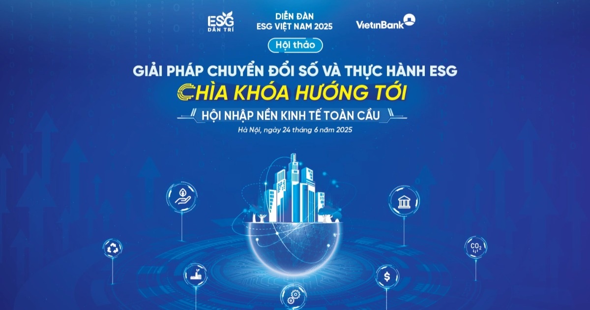 Ngày mai diễn ra hội thảo chuyển đổi số và thực hành ESG trong doanh nghiệp