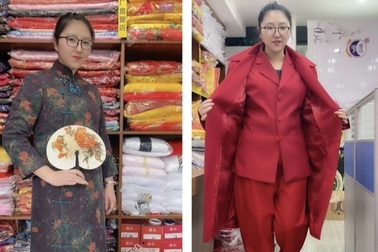 Cô gái làm công việc thử quần áo cho người chết