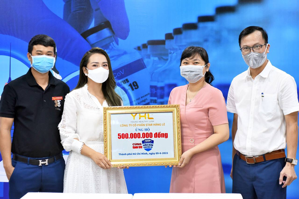 YHL Star Hằng Lê ủng hộ 500 triệu đồng cho Quỹ vắc xin phòng Covid-19 - 1 YHL Star Hằng Lê ủng hộ 500 triệu đồng cho Quỹ vắc xin phòng Covid-19 - 1