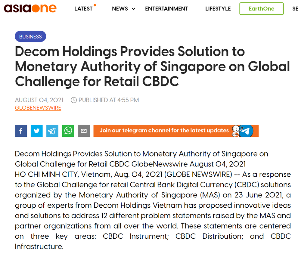 Bloomberg ghi nhận sáng kiến về CBDC trong ngành bán lẻ từ nhóm chuyên gia Việt - 2 Bloomberg ghi nhận sáng kiến về CBDC trong ngành bán lẻ từ nhóm chuyên gia Việt - 2