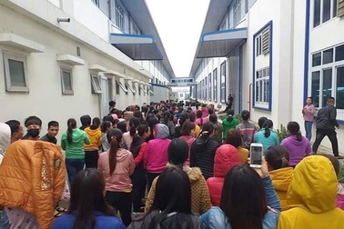 Ninh Bình: Hơn 1.000 công nhân làm việc lại sau khi đình công đòi thưởng Tết