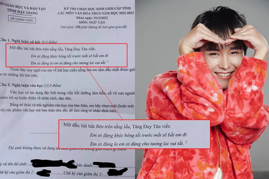 Tranh cãi việc bài hát "Bên trên tầng lầu" vào đề thi học sinh giỏi ngữ văn