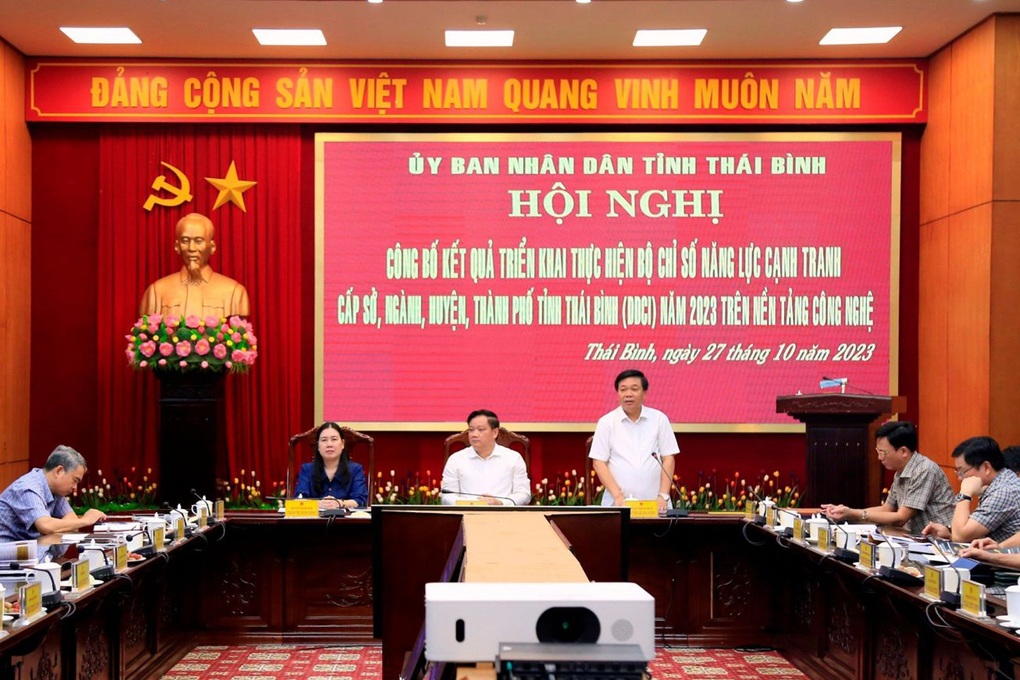 Chỉ số năng lực cạnh tranh năm 2023 tỉnh Thái Bình: Sở GDĐT đứng cuối bảng - 1 Chỉ số năng lực cạnh tranh năm 2023 tỉnh Thái Bình: Sở GDĐT đứng cuối bảng - 1