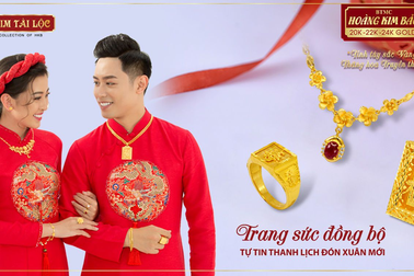 Xu thế đeo trang sức đồng bộ diện tết