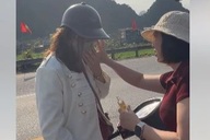 Bị tông xe khi đi du xuân, hành động của vợ chồng ở Quảng Ninh gây sốt