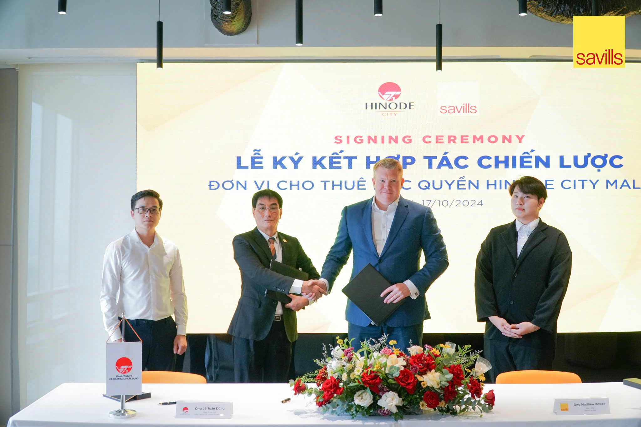 Savills ក្លាយជាបន្ទប់ជួលផ្តាច់មុខសម្រាប់មជ្ឈមណ្ឌលពាណិជ្ជកម្មនៃគម្រោងទីក្រុង Hinode - ១ Savills trở thành đơn vị cho thuê độc quyền trung tâm thương mại dự án Hinode City - 1