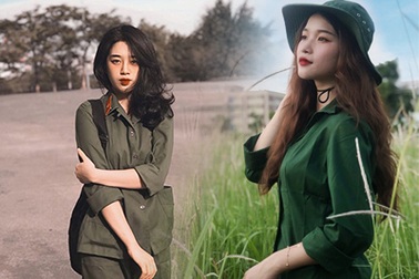 Dàn “cực phẩm” ĐH Kinh tế Quốc dân khoe nhan sắc trong kỳ học quân sự