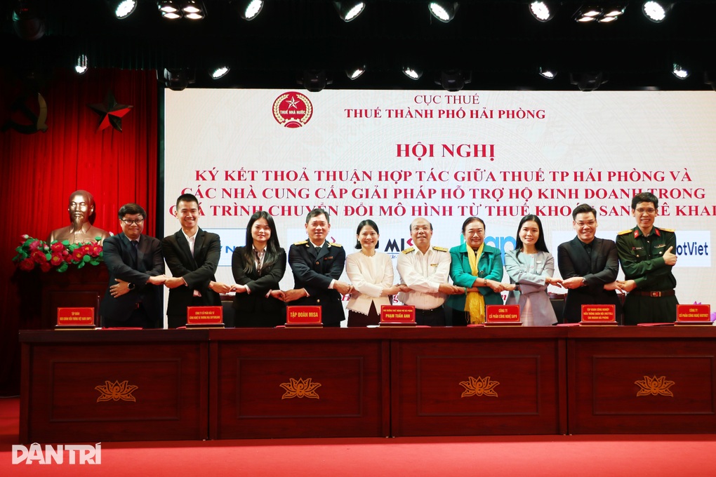 Thuế Hải Phòng ký kết hợp tác hỗ trợ hộ kinh doanh chuyển sang kê khai - 1