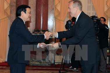  Chủ tịch nước tiếp đại sứ Hoa Kỳ, Panama, Qatar trình quốc thư