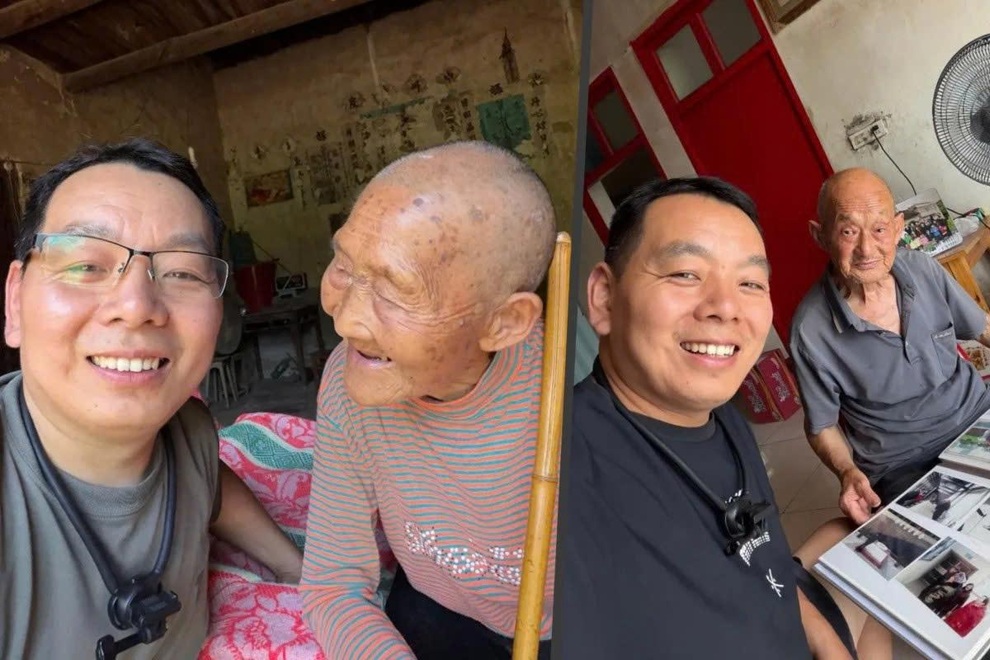 Chàng trai Trung Quốc làm nghề lạ: Thăm cha mẹ người khác - 1