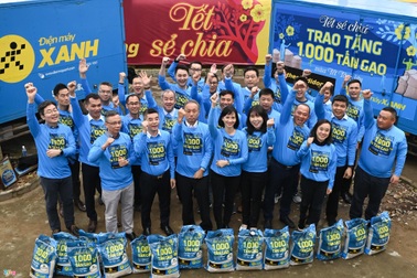 Sức lan tỏa từ chương trình "Tết sẻ chia" - ngàn tấn gạo trao khắp Việt Nam