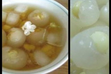 Mát lạnh với chè sen long nhãn