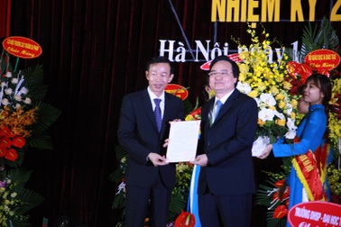 Trường ĐH Sư phạm Hà Nội bổ nhiệm lại Hiệu trưởng