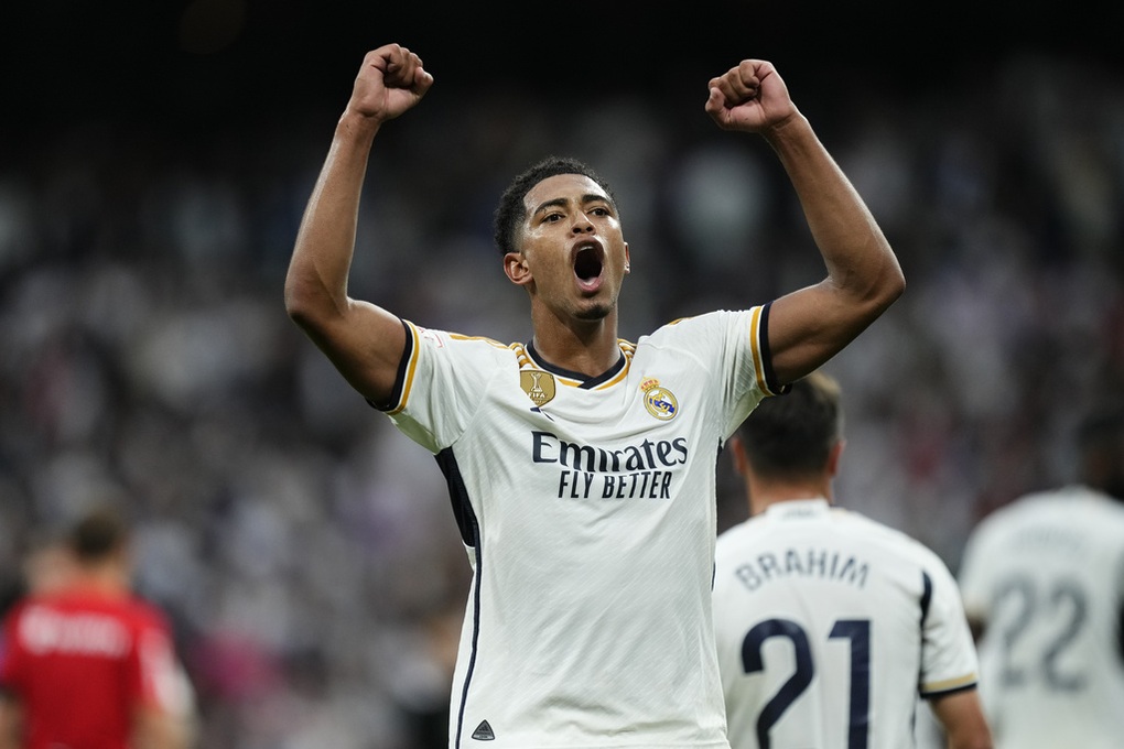Bellingham cân bằng thành tích của Ronaldo, Real Madrid toàn thắng - 2 Bellingham cân bằng thành tích của Ronaldo, Real Madrid toàn thắng - 2