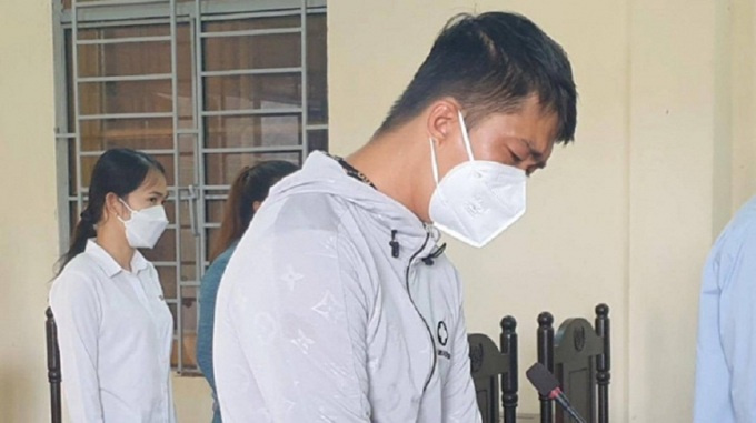 Bị cáo Lâm Minh Hiệp tại phiên tòa.