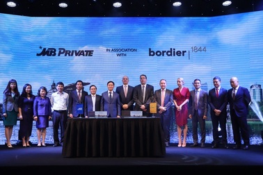 Ngân hàng Quân Đội ký kết thỏa thuận hợp tác chiến lược với Bordier & Cie Singapore