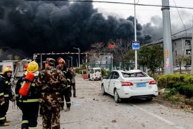 Nổ nhà máy hóa học ở Trung Quốc, 44 người thiệt mạng