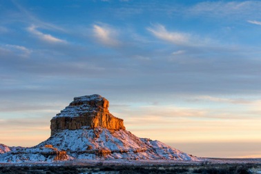 Chùm ảnh kỳ thú về mùa đông trên sa mạc