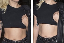 “Choáng” với quần siêu ngắn của Lady Gaga