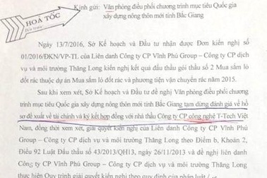 Bắc Giang: Gói thầu bị tố tiêu cực, lãnh đạo phát biểu “liều”?