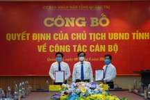 Quảng Trị điều động, bổ nhiệm 2 lãnh đạo sở