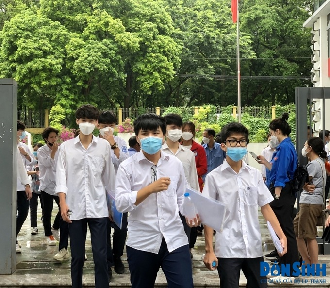 Thí sinh tham dự kỳ thi tốt nghiệp THPT năm 2022.