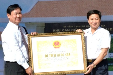 Khu căn cứ Tỉnh ủy Bạc Liêu nhận Bằng di tích lịch sử cấp Quốc gia   