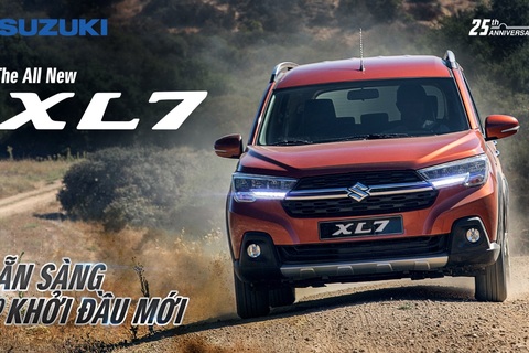 Suzuki chính thức ra mắt XL7 hoàn toàn mới: SUV 7 chỗ mạnh mẽ sẵn sàng cho khởi đầu mới