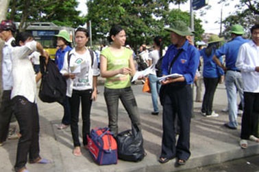 Hà Nội: 100 ngàn chỗ trọ miễn phí, giá rẻ cho thí sinh 
