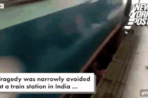 Bé gái 1 tuổi thoát chết kỳ diệu khi bị mẹ lỡ "đánh rơi" xuống đường ray tàu hoả