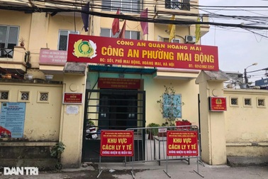 Hà Nội tạm phong tỏa trụ sở công an phường có 4 ca dương tính SARS-CoV-2
