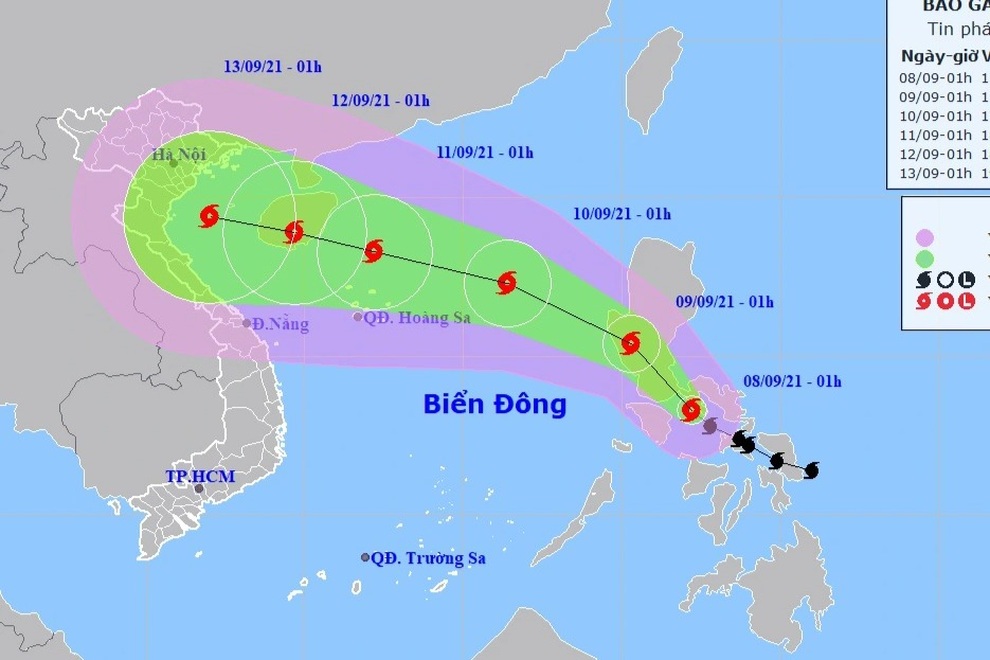 Bão Conson sắp vào Biển Đông, miền Bắc mưa diện rộng - 1 Bão Conson sắp vào Biển Đông, miền Bắc mưa diện rộng - 1