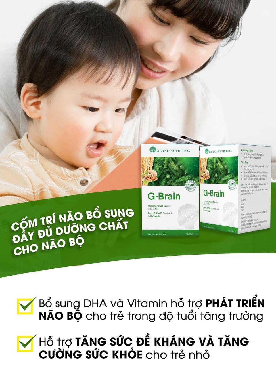 Cốm Trí Não G-Brain: Tăng cường tập trung trong học tập - 2 Cốm Trí Não G-Brain: Tăng cường tập trung trong học tập - 2