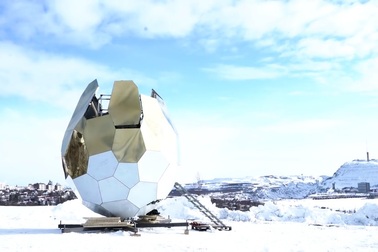 "Quả trứng mặt trời" ở Kiruna