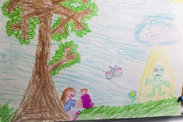 Cười đau bụng với những bức tranh của các “họa sĩ” tí hon