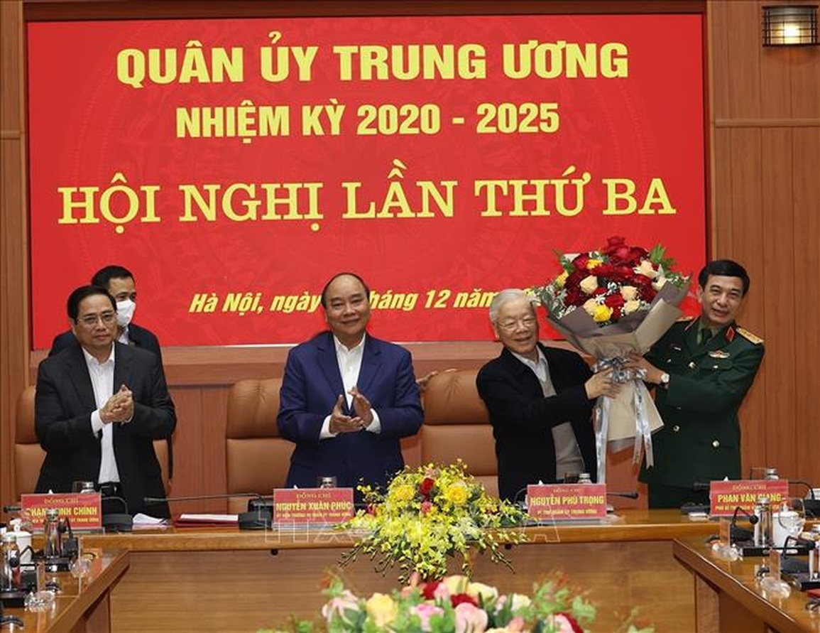 Tổng Bí thư Nguyễn Phú Trọng dự Hội nghị Quân ủy Trung ương - 1 Tổng Bí thư Nguyễn Phú Trọng dự Hội nghị Quân ủy Trung ương - 1