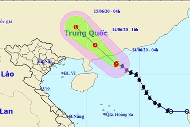 Bão số 1 không vào Việt Nam, Bắc Bộ và Bắc Trung Bộ mưa giông