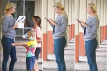 Hình ảnh Ivanka Trump tất bật với "đàn con" gây sốt