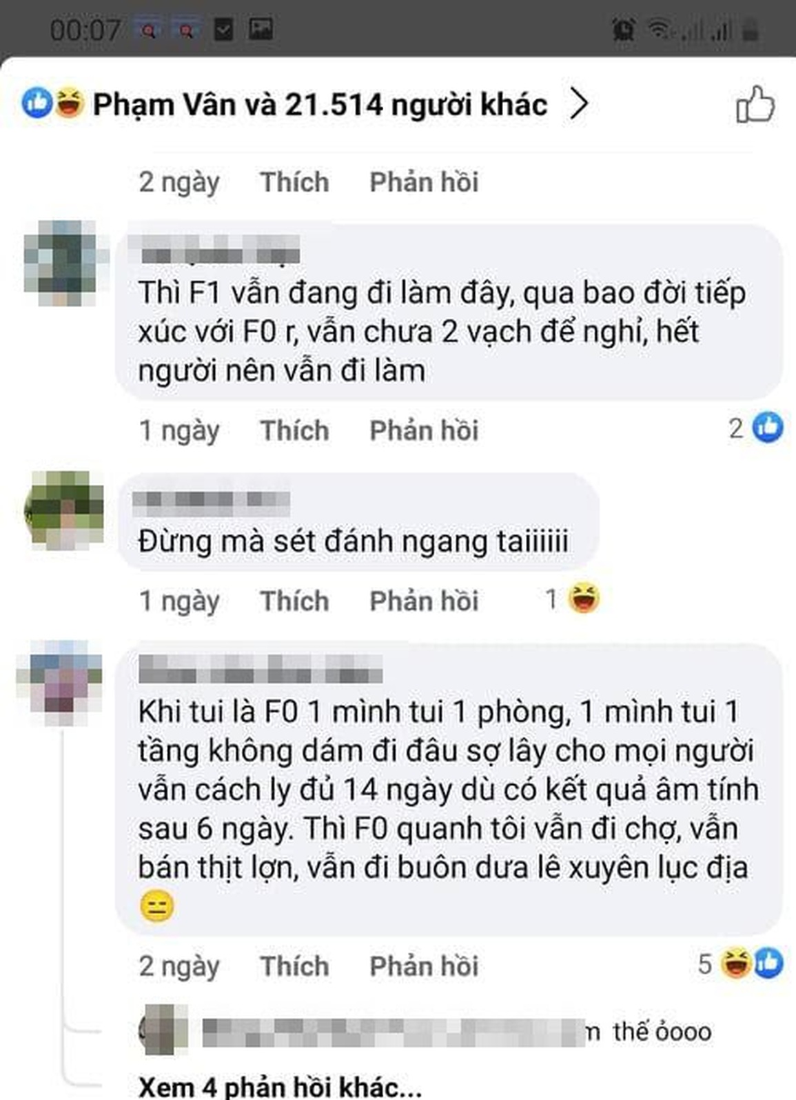 Phản ứng bất ngờ của người lao động trước đề xuất cho F0, F1 đi làm - 4 Phản ứng bất ngờ của người lao động trước đề xuất cho F0, F1 đi làm - 4