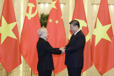 Lễ đón Tổng Bí thư Nguyễn Phú Trọng thăm chính thức Trung Quốc