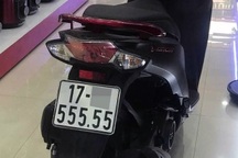 Bốc trúng biển "ngũ quý 5", chủ xe Honda Vision đổi ngang được Honda SH