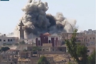 Chiến đấu cơ Syria dội bom tiêu diệt 100 tên khủng bố ở Hama