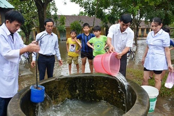 Chủ động phòng chống dịch bệnh trong mưa lũ, ngập lụt, sạt lở đất.