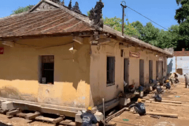 Xem "thần đèn" di dời chánh điện nghìn tấn từng centimet