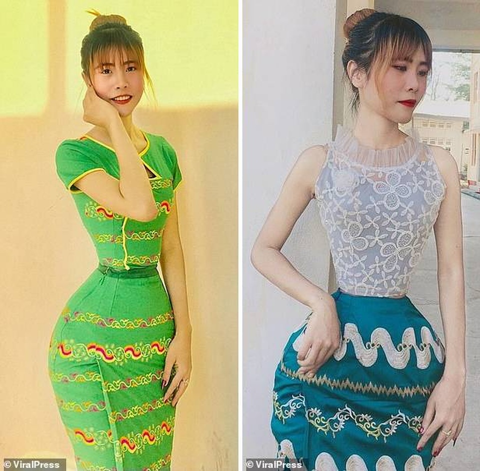Cô gái Myanmar sở hữu “vòng eo con kiến” 35 cm - 7 Cô gái Myanmar sở hữu “vòng eo con kiến” 35 cm - 7
