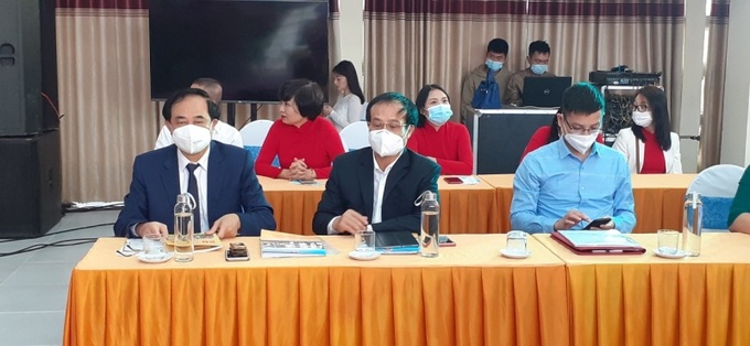 Đại diện lãnh đạo sở Lao động - Thương binh và xã hội Nghệ An dự buổi lễ.