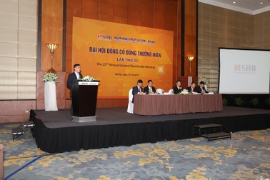SHB đặt kế hoạch lợi nhuận tăng 50% so với năm 2016, chi cổ tức 9%