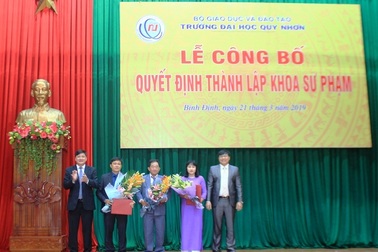 Trường ĐH Quy Nhơn thành lập khoa Sư phạm