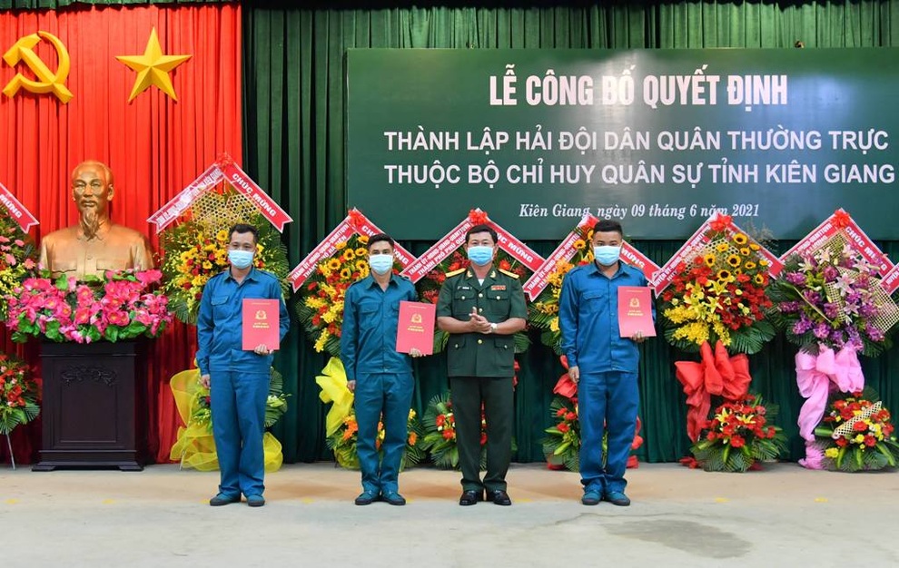 Thành lập Hải đội Dân quân thường trực tỉnh Kiên Giang - 1 Thành lập Hải đội Dân quân thường trực tỉnh Kiên Giang - 1